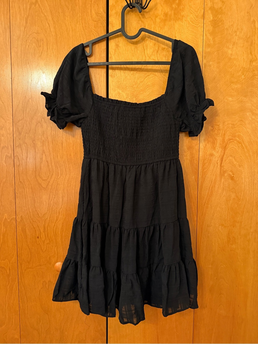 Thirty/Thirty Black Tiered Mini Dress